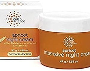 Earth Science Apricot Night Cream For Dry and Sensitive Skin (3 Pack)
