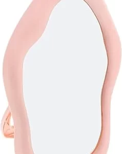 Pink Vertical Hanging Wall Mirror for Girls Room Decor