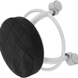 Portable Low Rolling Spa Pedicure Chair with Swivel Seat and Comfortable PU Material (100 characters)
