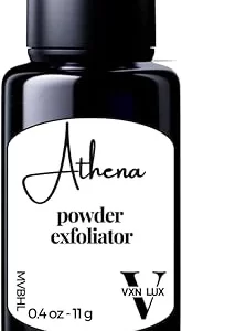 Athena Exfoliating Powder Face Wash for Soft Polished Skin with Organic Licorice Root StJohns Wort and Oat Flour - 0.4oz