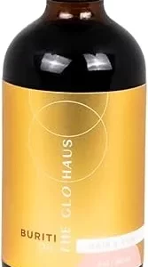 Buriti Oil 100% Pure Cold Pressed - Restore & Hydrate Hair Skin Nails - Vitamin Packed for Sun Protection - 8oz
