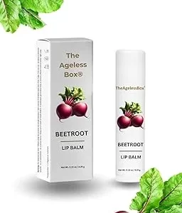Beetroot Lip Balm Organic Nourishing Hydrating Shea Butter Almond Oil Cruelty-Free Eco-Friendly Plant-Based Natural Lip Care