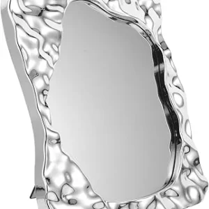 Vintage Vanity Tabletop Mirror - Stylish Desktop Beauty Mirror for Makeup and Grooming - Decorative Tabletop Accessory