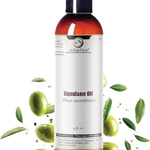 100% Pure Squalane Oil from Olives for Skin and Hair - Lightweight Moisturizer, Deep Hydration, Fast-Absorbing and Non-Comedogenic - 4 Fl Oz