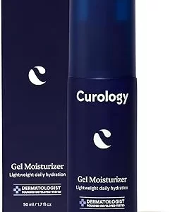 Curology Gel Face Moisturizer - Lightweight Fragrance-Free Facial Lotion for Oily, Dry or Sensitive Skin with Hyaluronic Acid - 1.7 fl oz