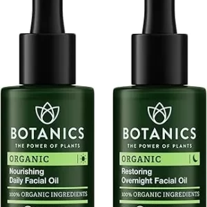 Argan-Rosehip Vegan Face Oils for Hydrating & Restoring Skin - Cruelty-Free Daily & Overnight Formulas