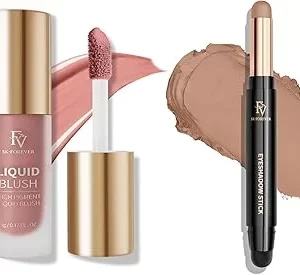 FV Liquid Blush and Cream Eyeshadow Stick - Long Lasting, High Pigment Makeup for All Skin Types