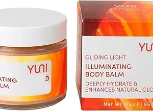 YUNI Beauty Body Moisture Balm - Illuminating Skin Balm - Vegan, Cruelty-Free - Nourish, Restore & Hydrate - Natural Skin Care (2oz)